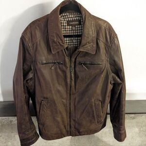 Danier Brown Leather Jacket
